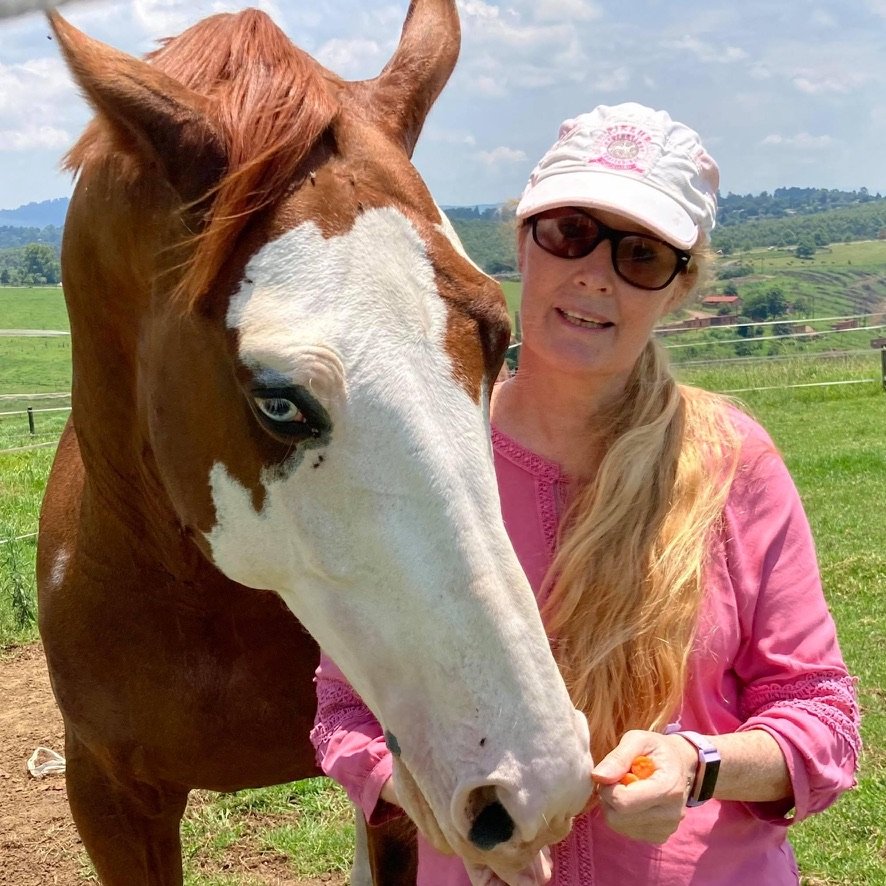 Jenni B with a horse